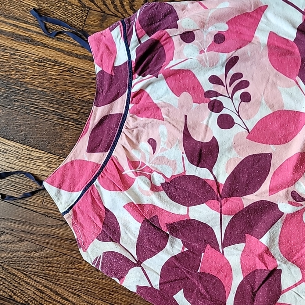 Patterned Spaghetti strap tank - Picture 2 of 3